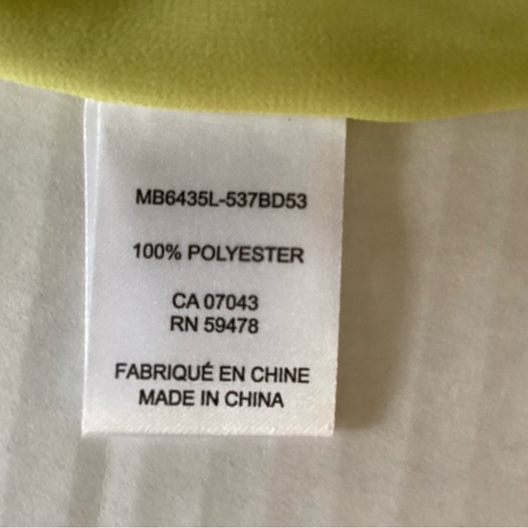 Rachael Zoe Green/Metallic Gold Paisley Flutter Cap Sleeve Pull on Lined Top SM - Picture 10 of 10